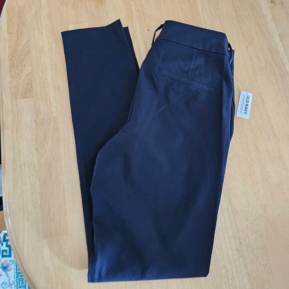 Old Navy High-Waisted Pixie Skinny Pants Navy Blue sz 8 NWT - Picture 8 of 8
